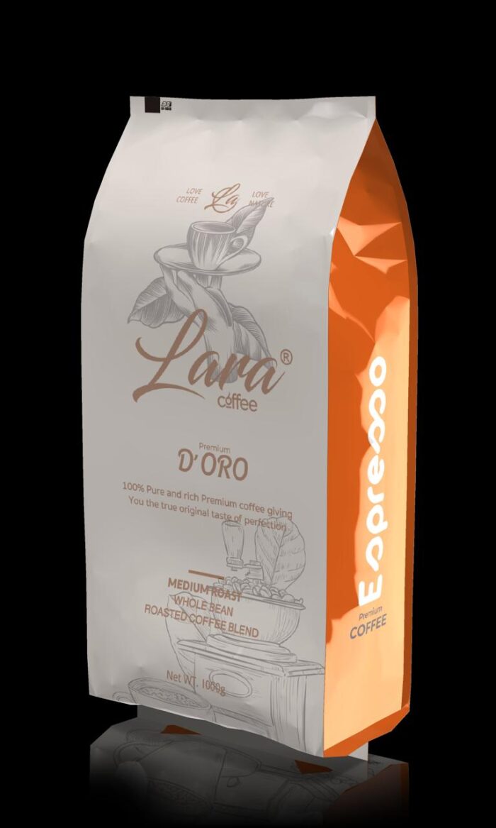 ⁦Lara Espresso 1000 Gr -D Oro 70% Arabica⁩ - الصورة ⁦2⁩