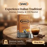 Bristot CREMOSO-10 Capsules متوافق مع ماكينات نسبرسو