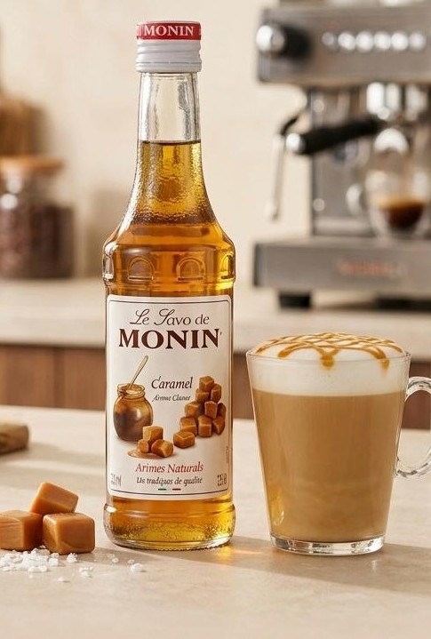 Monin Caramel Syrup - 250ml Monin Caramel Syrup - 250ml - الصورة 1